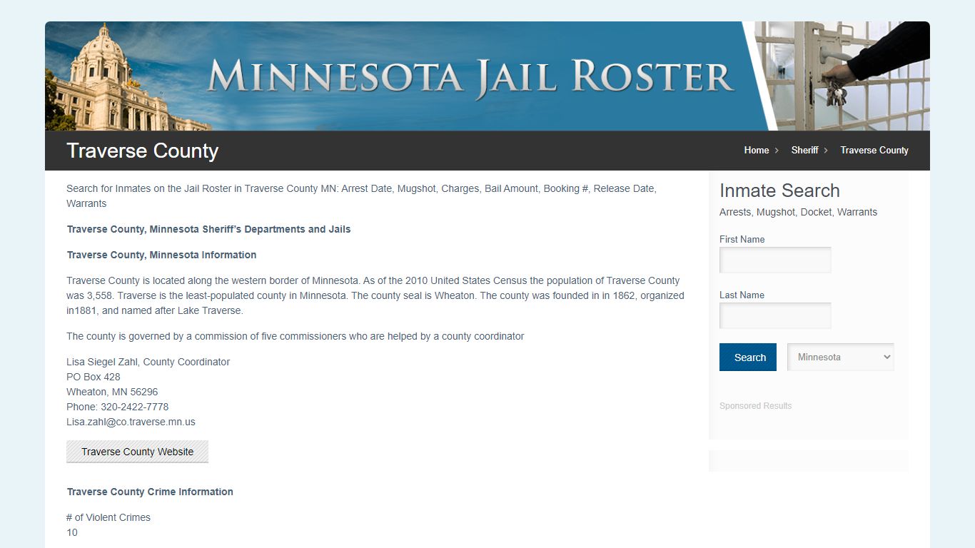 Traverse County | Jail Roster Search